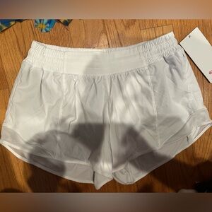 Lululemon Athletica Crisp White Athletic Shorts